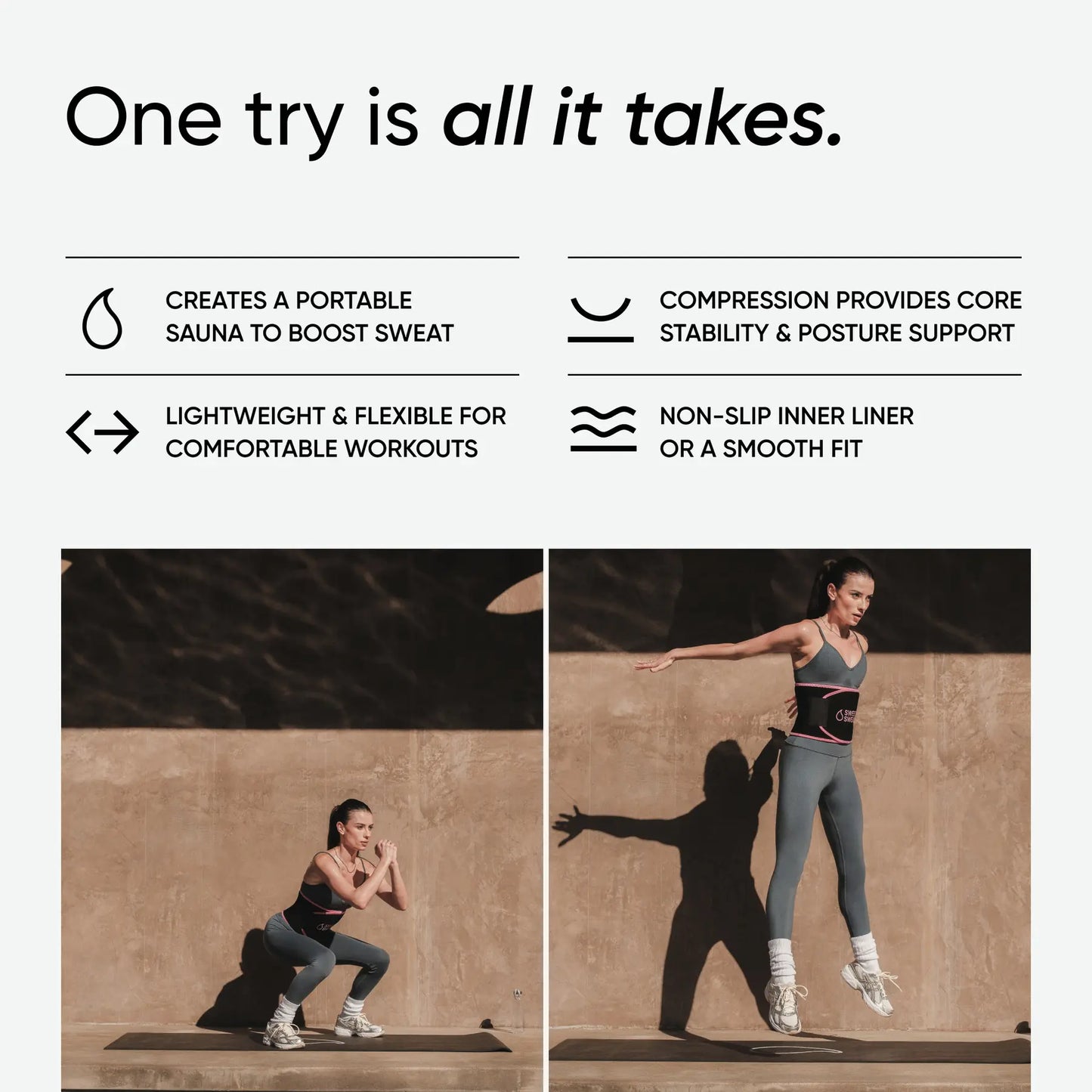 Adjustable Sweat Band for Intense Workouts